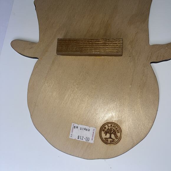 Vintage KS Lanam Co Inc Hand Paint Fall Christmas Easter Longaberger Stand Small - Picture 8 of 16